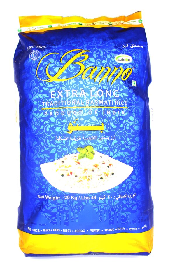 Banno Basmati Rice 20kg