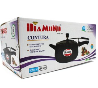 Diamond Pressure Cooker Black 5ltr